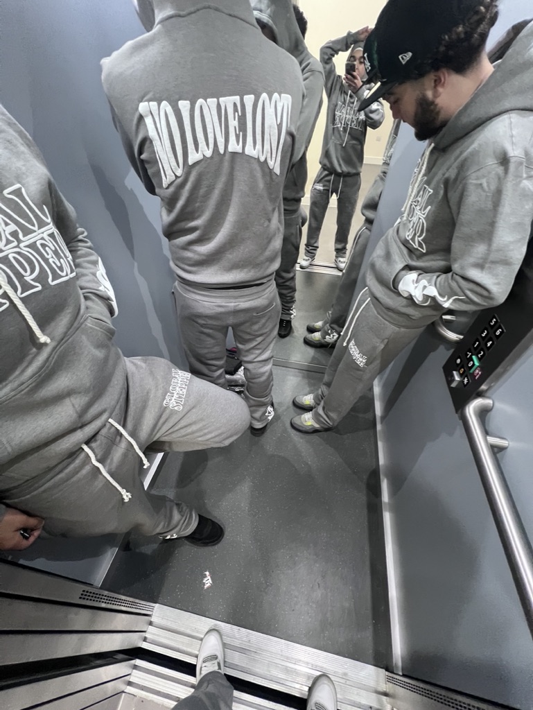 Grey GLOBALSTEPPER No Love Lost tracksuit